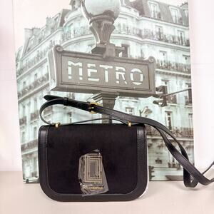 Karl Lagerfeld LH2EZ5BZ Simone Suede Crossbody Bag